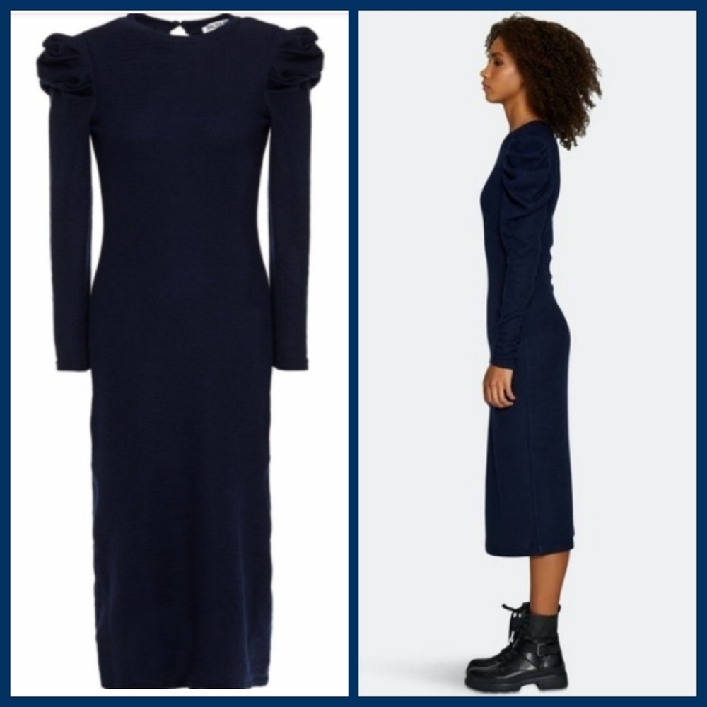 NWT Walter Baker 'Lela' Navy Blue Knit Dress